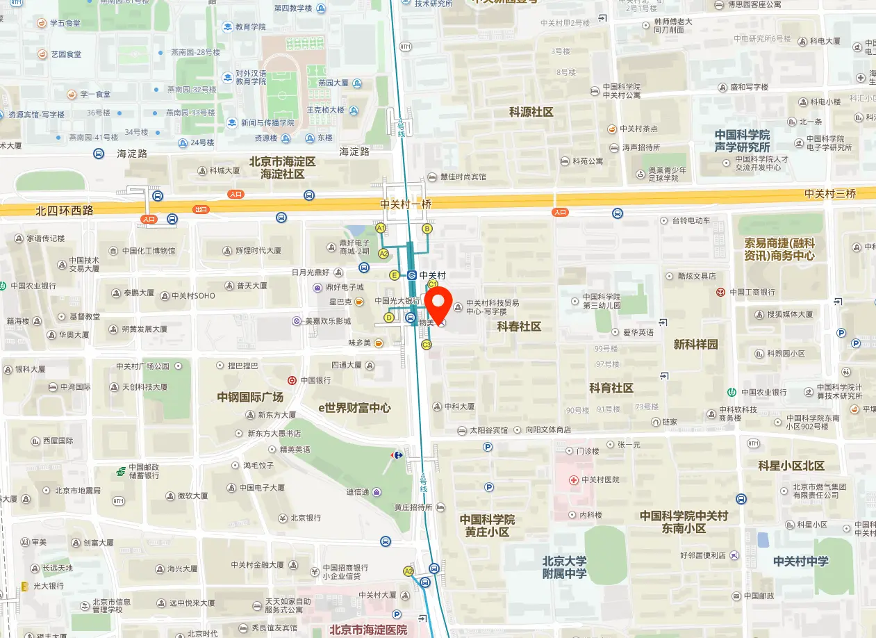 中关村互联网教育创新中心地图位置